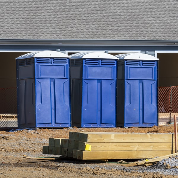 what is the maximum capacity for a single portable toilet in North Ferrisburgh Vermont